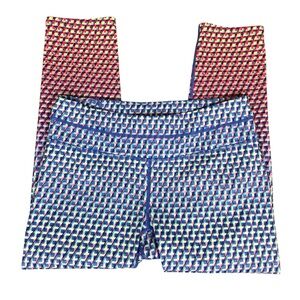 Athleta Vivid Sonar Ombre Capri Pant Leggings Size Small